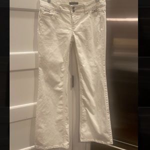 WHBM flare low rise jeans